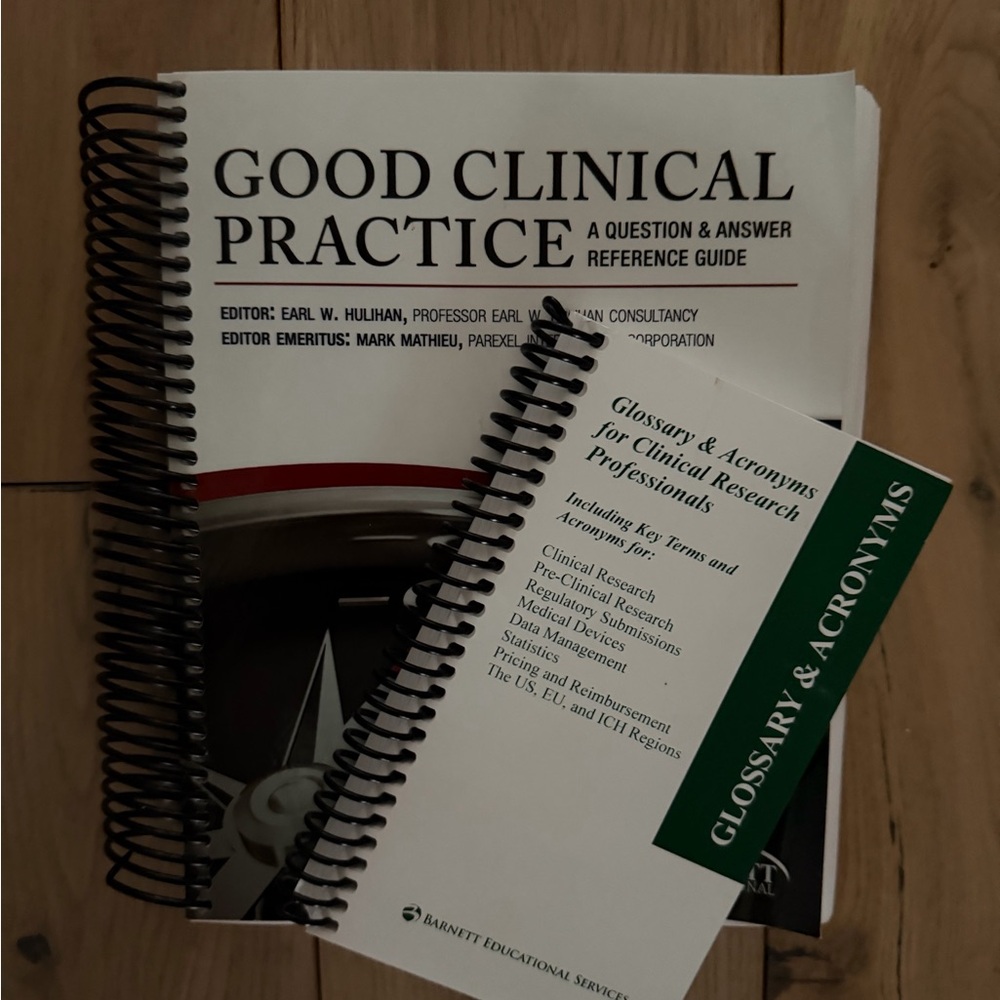 Barnett International Good Clinical Practice Reference Guide & Glossary